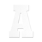 6 Pack: 13" White MDF Uppercase Letter by Make Market®